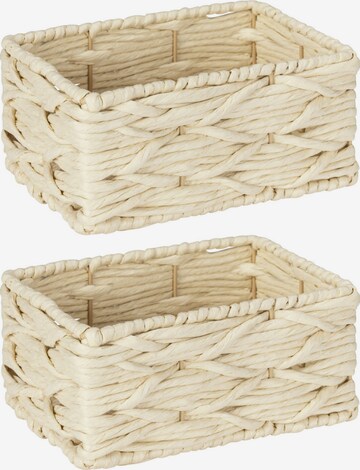 Wenko Box/Basket 'Vabriano' in Beige: front