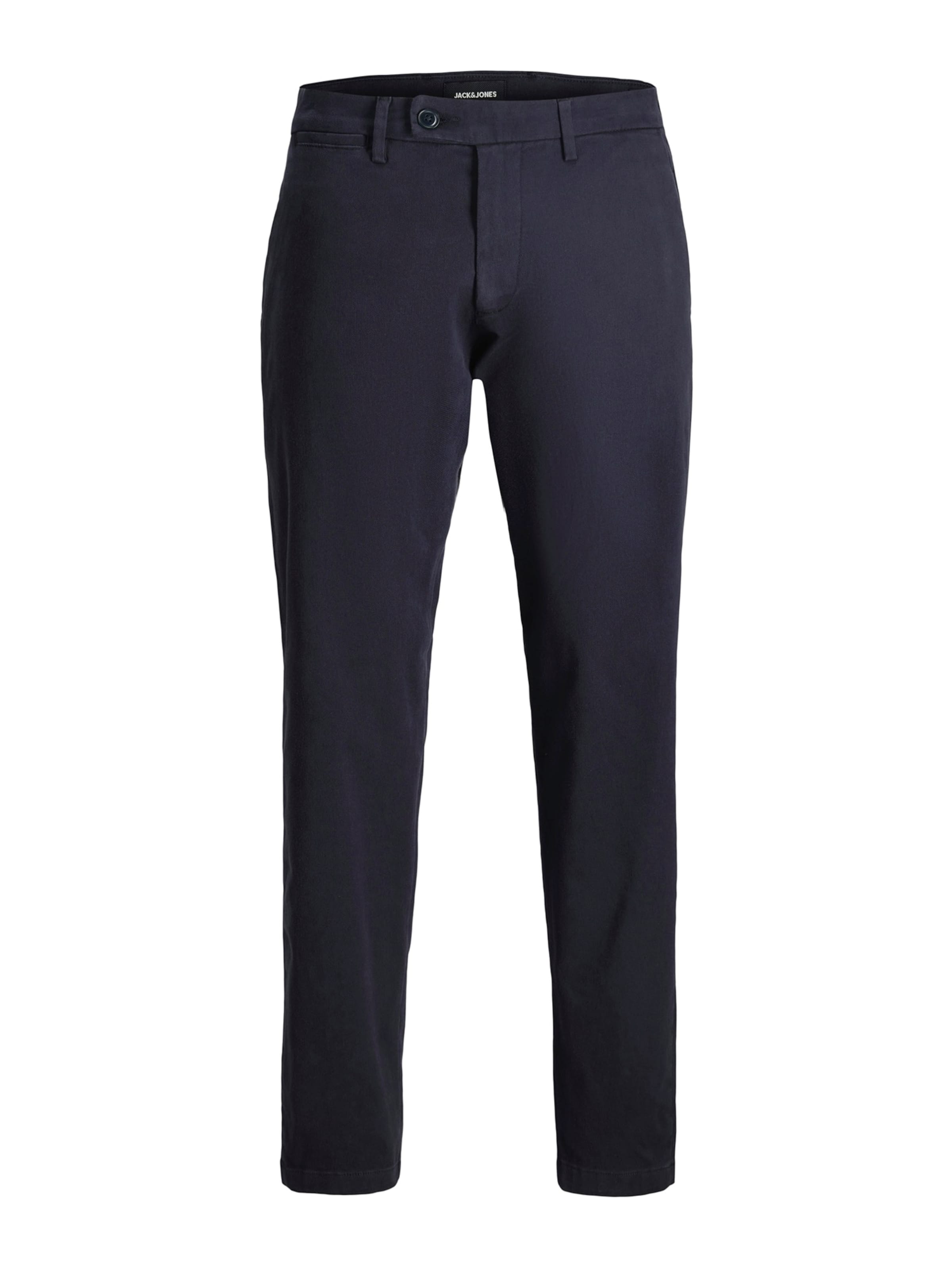 JACK & JONES Loosefit Lærredsbukser 'JPSTKANE HANK' i blå: forside