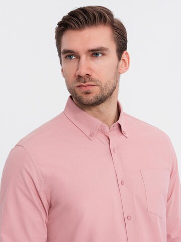 Ombre Regular fit Button Up Shirt in Pink