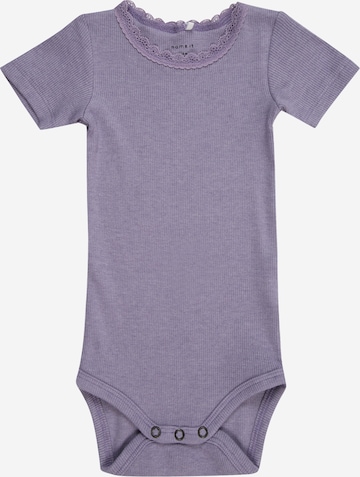 NAME IT Romper/Bodysuit 'Kab' in Purple: front