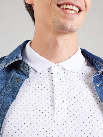 JACK & JONES Tričko 'JJMATHEO' – bílá