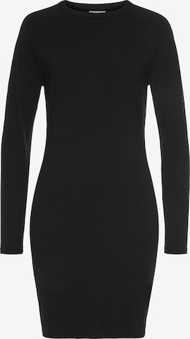 TAMARIS Knitted dress in Black: front