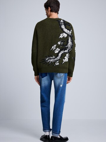 Desigual - Jersey en verde