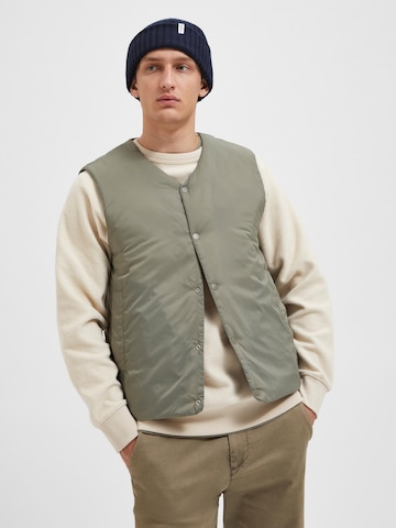 SELECTED HOMME Vest 'Taka' in Green: front