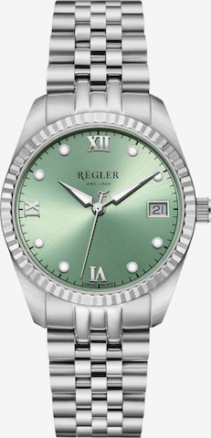 Régler Analóg órák 'Régler Liberté Steel Silver - Pistache' - ezüst: elől