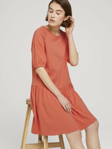 TOM TAILOR DENIM - Vestido en rojo