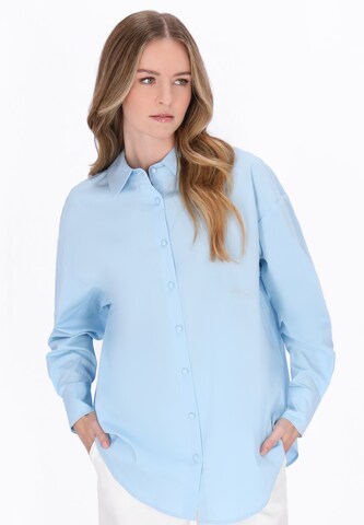 DreiMaster Klassik Blouse in Blue: front