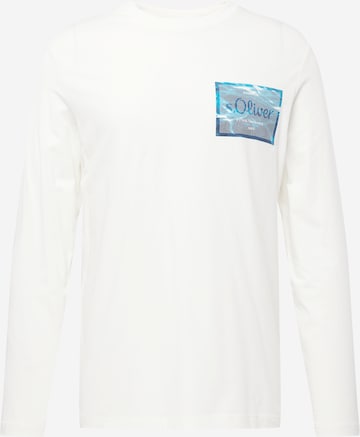 s.Oliver Shirt in White: front