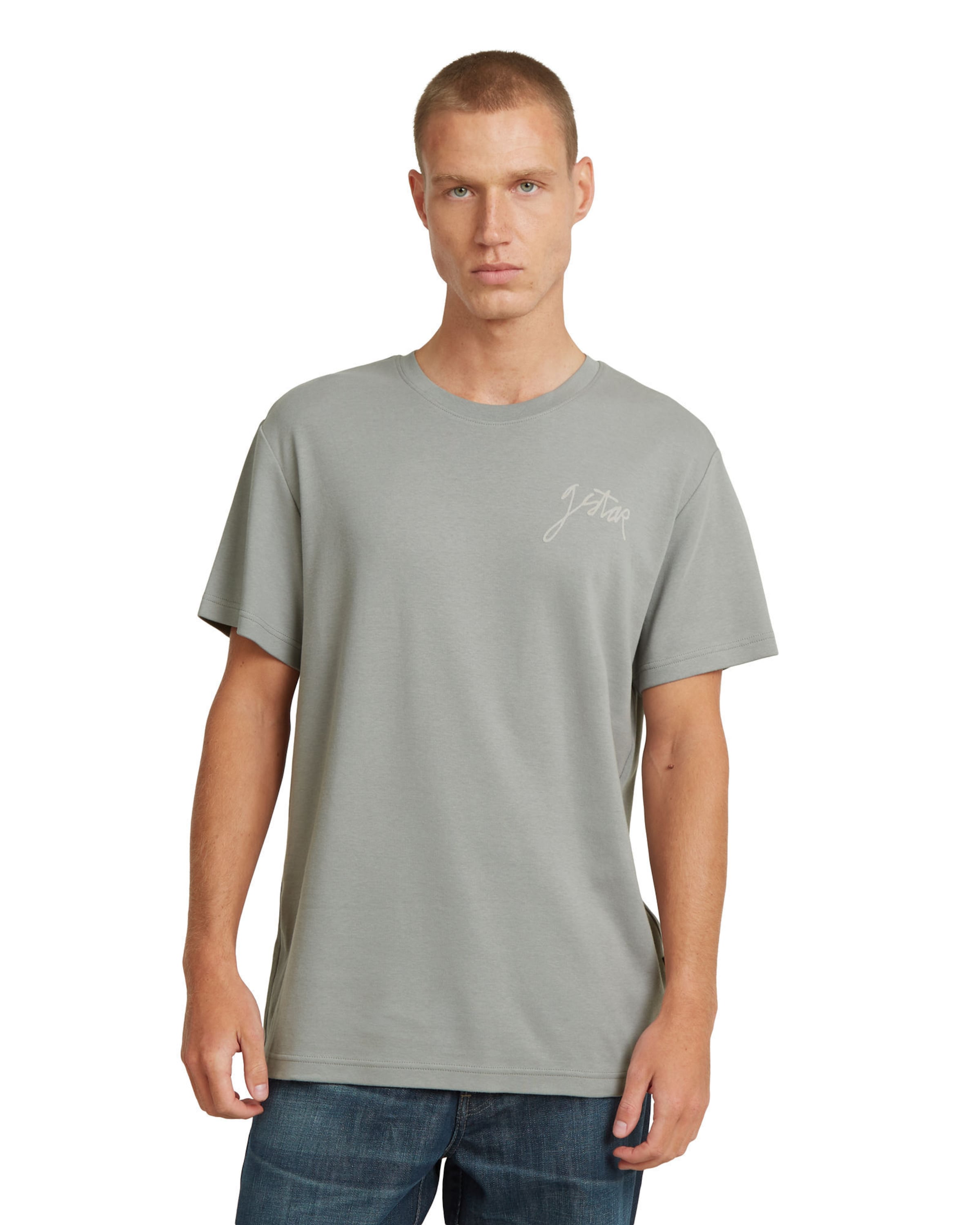 T-Shirt G-STAR en gris : devant