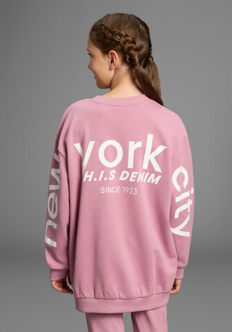 H.I.S EM Sweatshirt in Pink