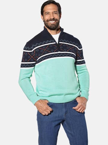 Jan Vanderstorm Sweater 'Bjornholm' in Blue: front