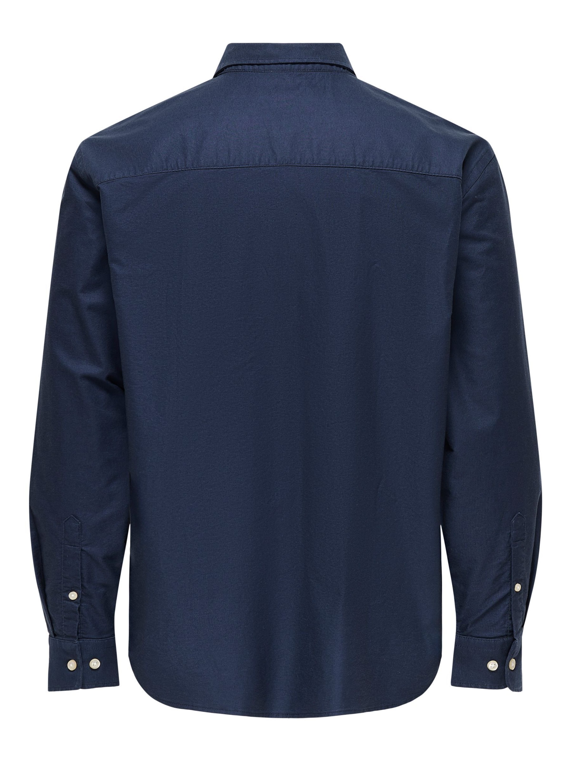 Only & Sons Regular Fit Hemd 'ONSOXFORD' in Blau