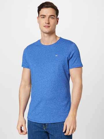 Tommy Jeans Shirt 'JASPE' in Blauw: voorkant