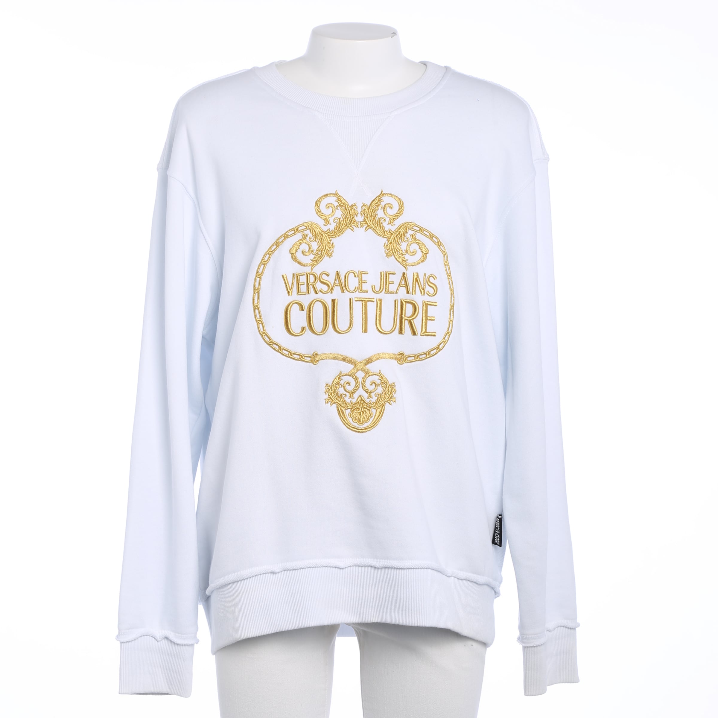 Versace Jeans Couture Sweatshirt & Zip-Up Hoodie in XL in Gold: front