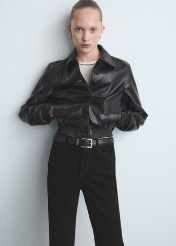 MANGO Regular Jeans 'Violetav' in Black