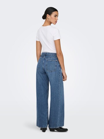 Wide Leg Jean 'ONLSilky' ONLY en bleu