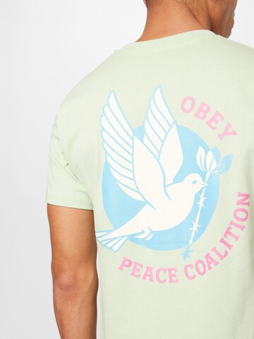 Obey Shirt in Groen