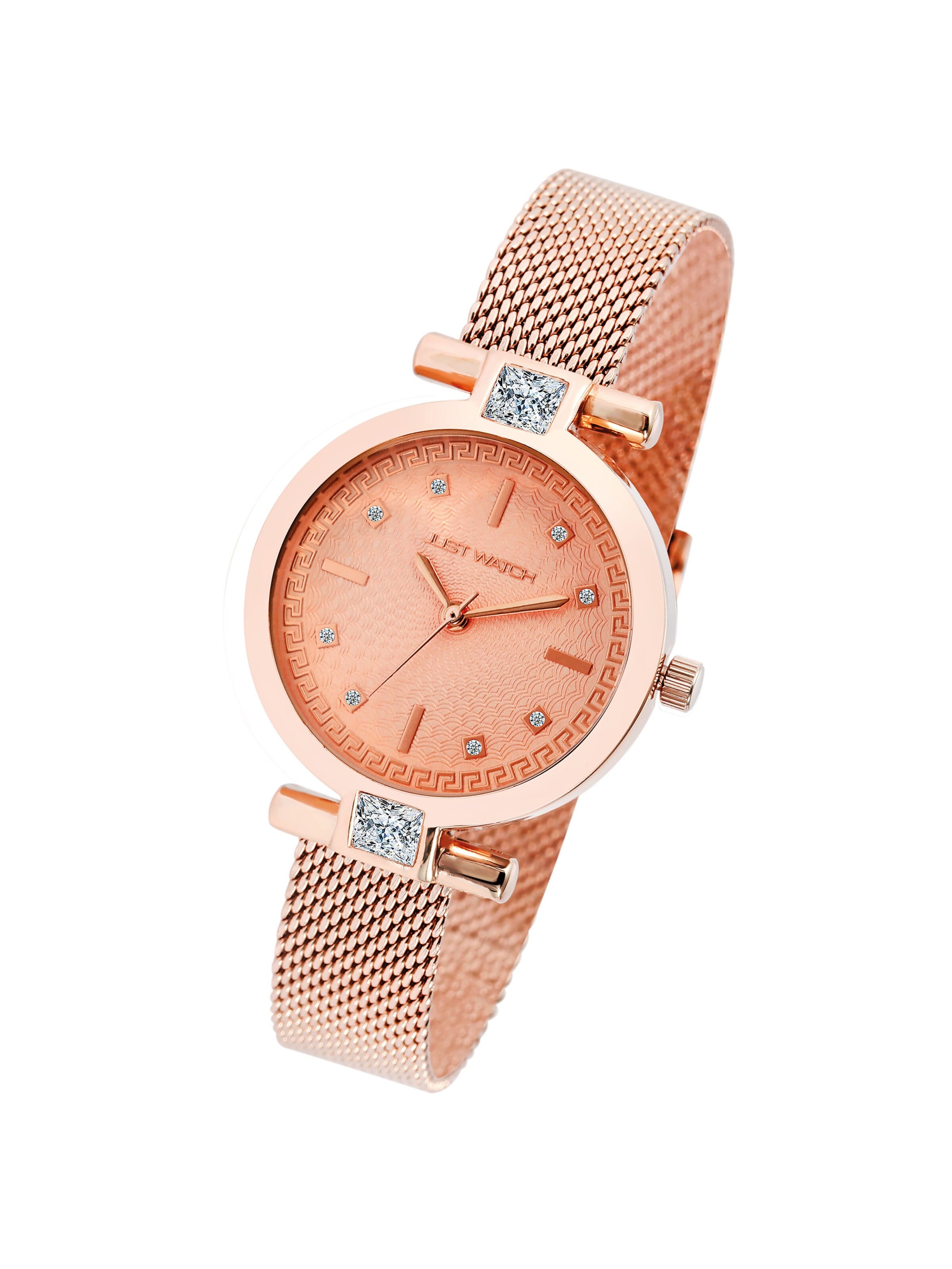 Just Watch Analog Watch 'Shiny Estelle, 3 ATM' in Gold: front
