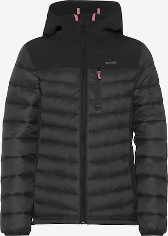 PROTEST Sportjacke 'PRTRANIPI JR' in Schwarz: Vorderseite