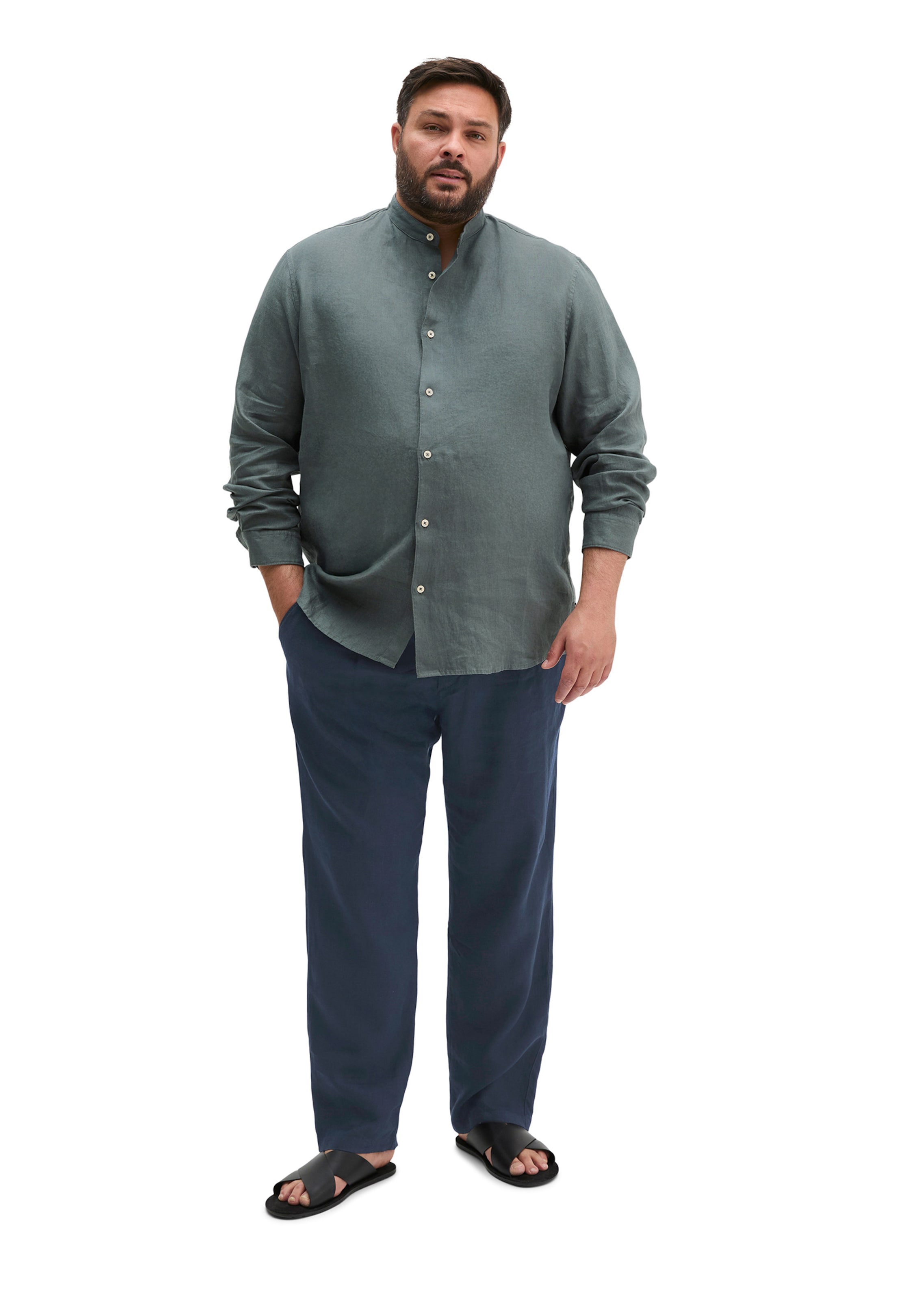Marc O'Polo Regular Fit Hemd in Grau