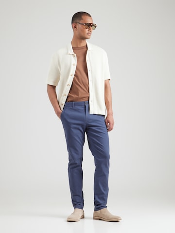 SCOTCH & SODA Slimfit Chino 'Seasonal Core - Mott' in Blauw