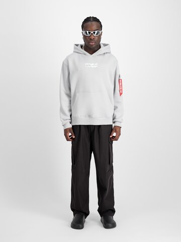 ALPHA INDUSTRIES Sweatshirt i grå