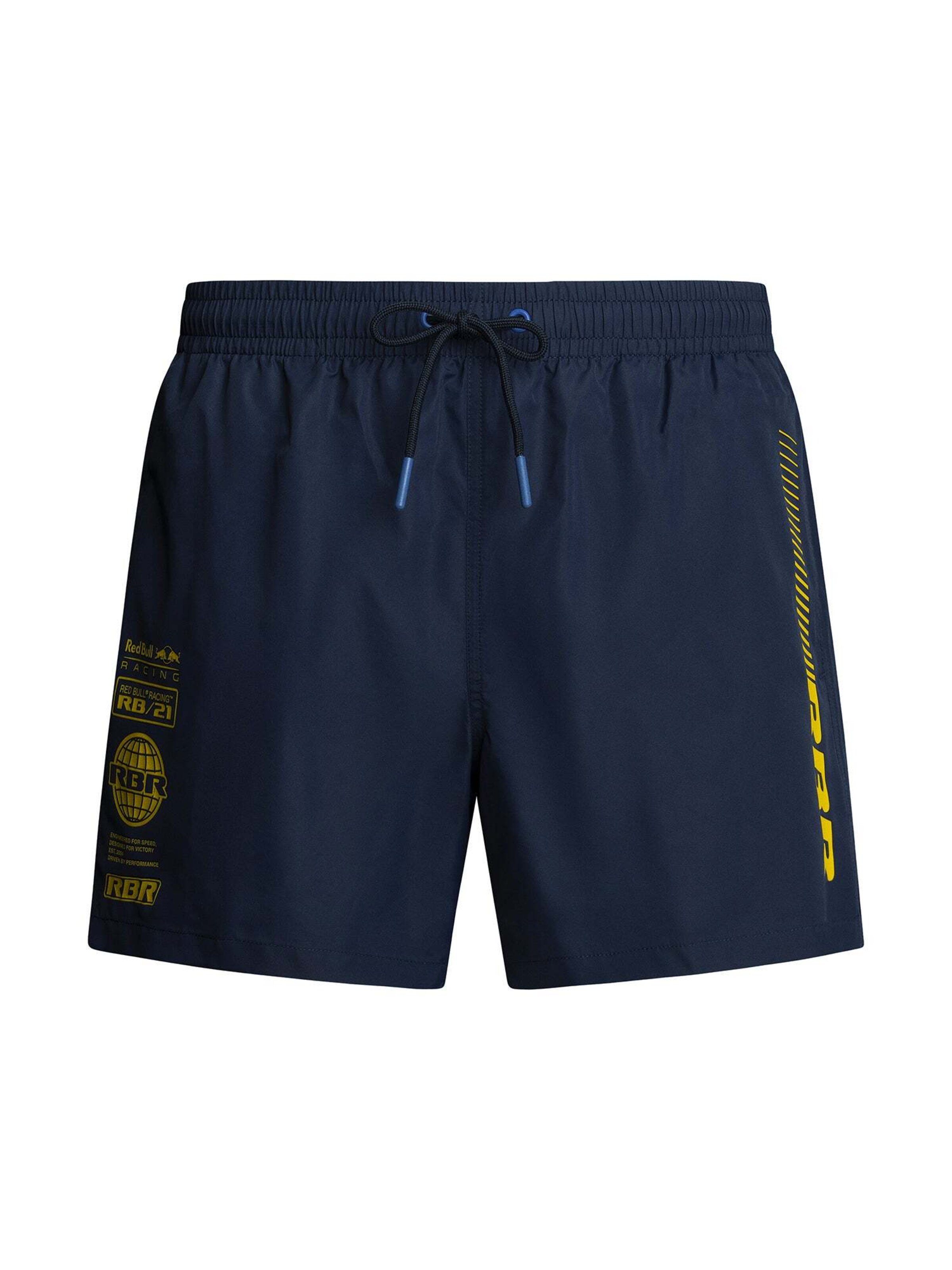 Red Bull Racing x Pepe Jeans Zwemshorts 'Red Bull Racing x Pepe Jeans Motor' in Blauw: voorkant