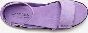 LASCANA Sandal in Purple