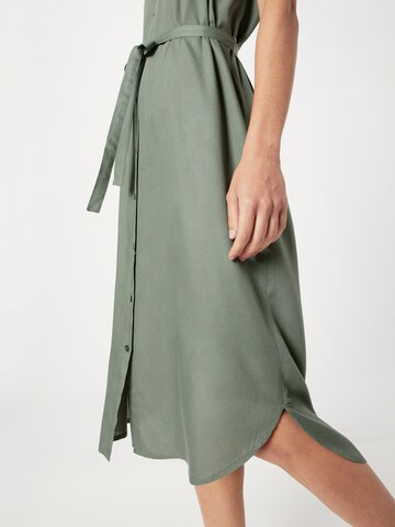 VERO MODA Платье-рубашка 'VMBumpy' в Зеленый