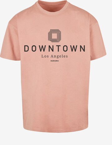 F4NT4STIC Shirt 'Downtown LA' in Roze: voorkant