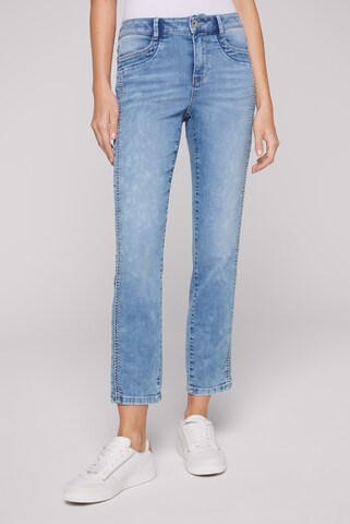 Soccx Regular Jeans in Blue: front