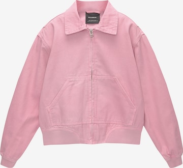 Pull&Bear Overgangsjakke i pink: forside