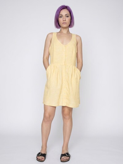 Obey Kjole 'Monte Dress' i 38 i gul, Produktvisning