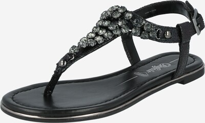 BUFFALO T-Bar Sandals in Black, Item view