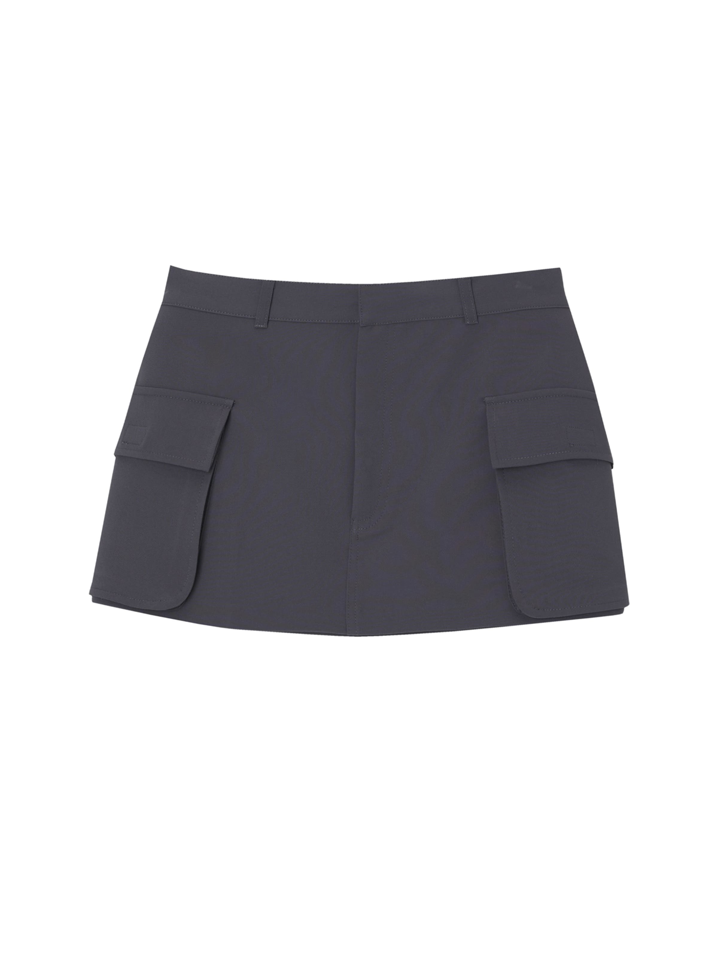 Pull&Bear Nederdel i grå: forside