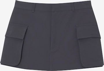 Pull&Bear Rok in Grijs: voorkant