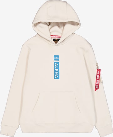 Bluză de molton de la ALPHA INDUSTRIES pe bej: față