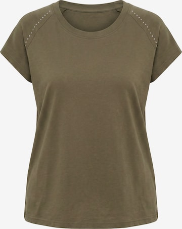 MIAMODA Shirt in Green: front