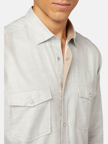 Coupe regular Chemise Boggi Milano en gris