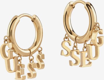 GUESS Earrings 'Huggie Me' in Gold: front