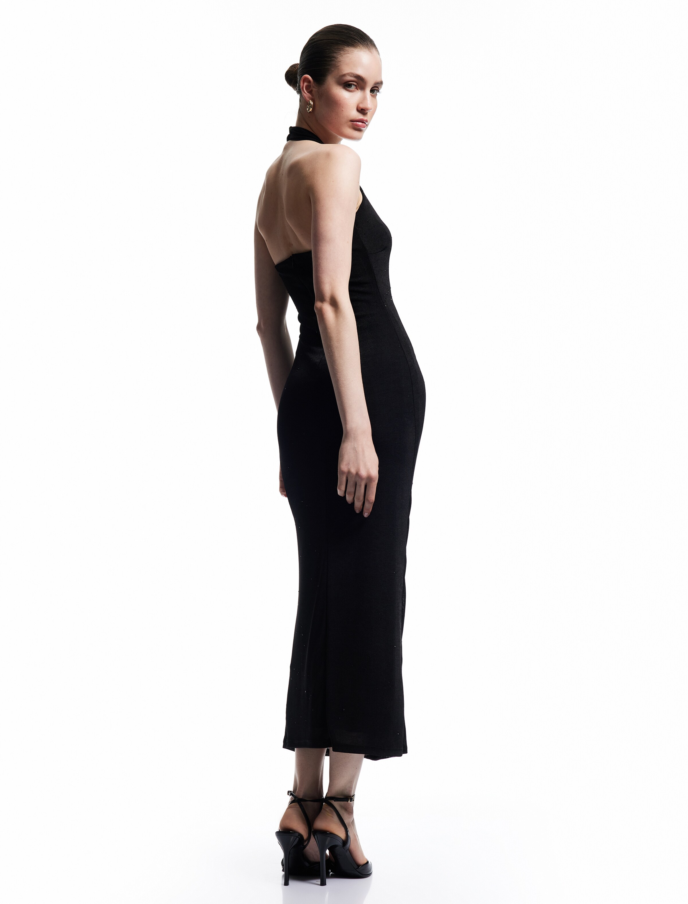 Koton Kleid in Schwarz