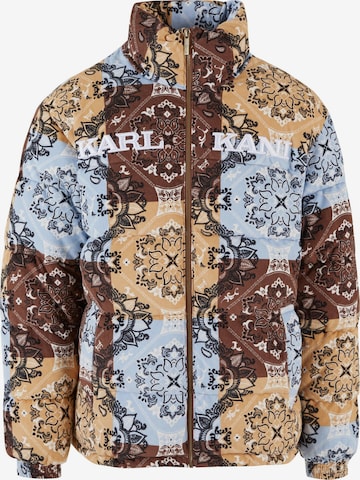 Karl Kani Jacke Retro Corduroy' in Braun: predná strana