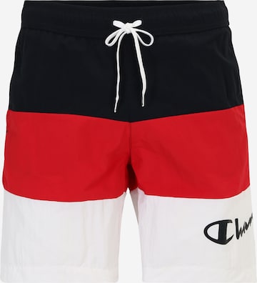 Champion Authentic Athletic Apparel Badeshorts in Marine, Rot, Weiß | ABOUT  YOU