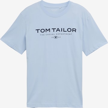 T-Shirt TOM TAILOR en bleu : devant
