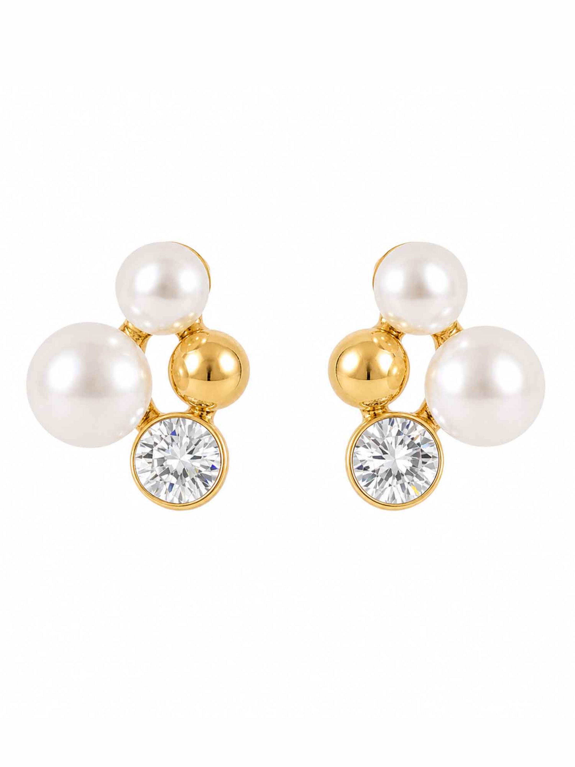 RteRme Oorbellen 'Dawn's Shine Gold Earrings' in One Size in de kleur Goud, Productweergave