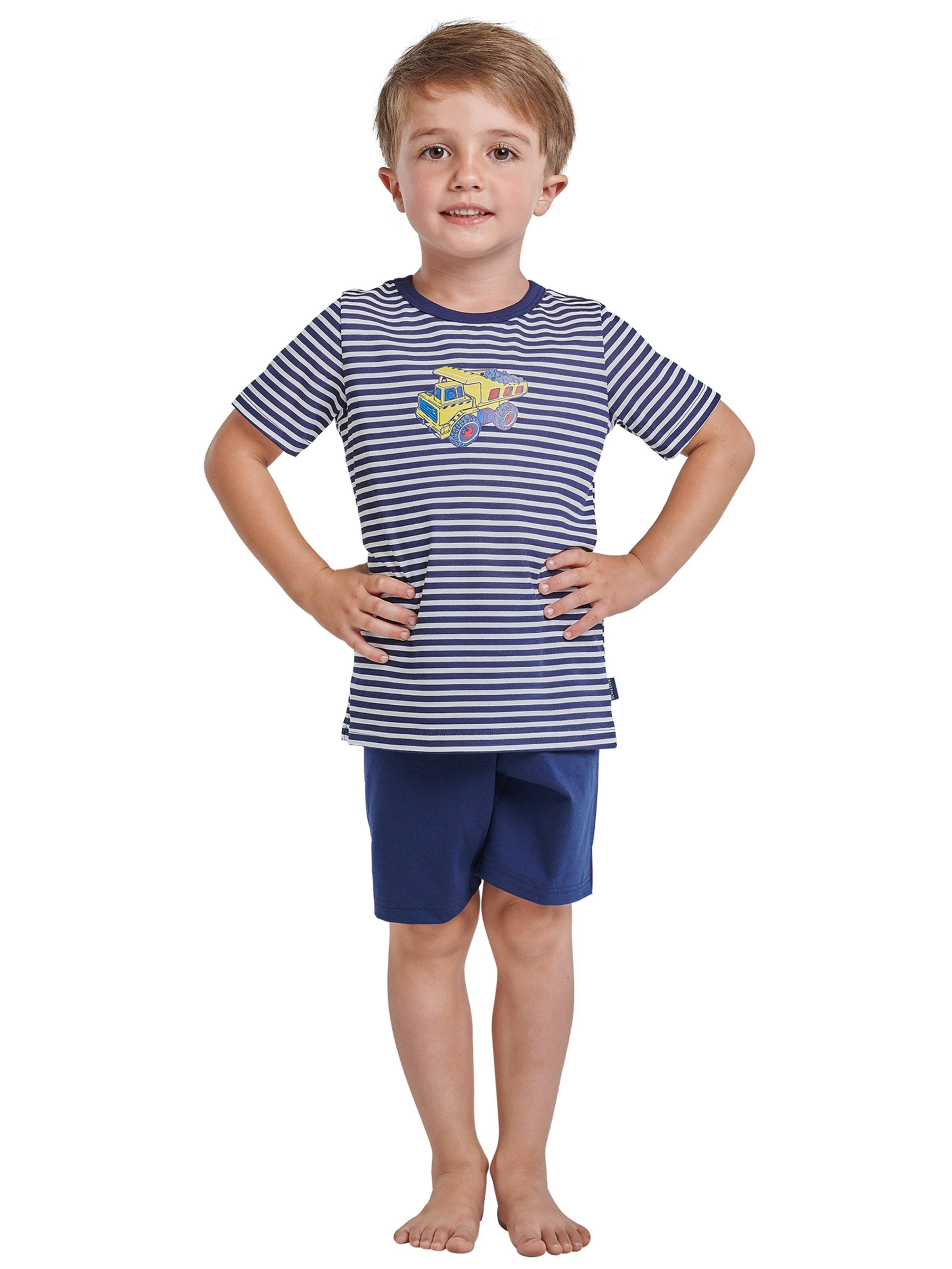 SCHIESSER Pyjama in Blau: Vorderseite