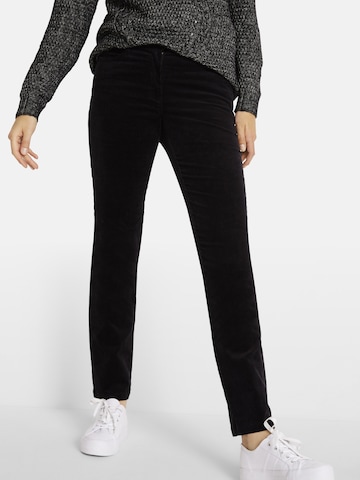 Slimfit Pantaloni di bonprix in nero: frontale
