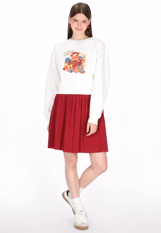 Sweat-shirt 'Pop' MYMO en blanc