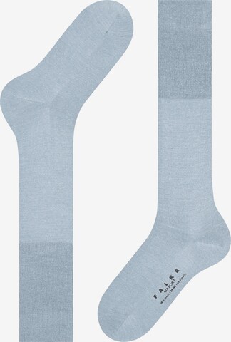 FALKE Knee High Socks 'Airport' in Blue: front