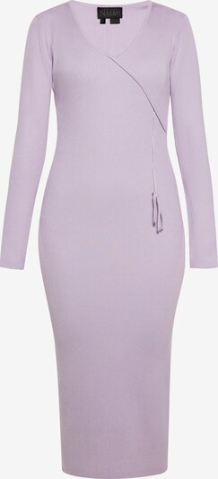 NAEMI Robes en maille en violet pastel, Vue avec produit